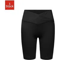SNOCKS Sporthose Radlerhose Damen V Cross (1-tlg) ohne kratzenden Zettel, schnelltrocknend und komfortabel