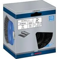 PRO Metal clean Topfbürste, Ø 100mm 0,5mm Stahldraht, M14, für Winkelschleifer