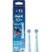 Oral-B Aufsteckbürsten iO Kids 6+ Disney Stitch, Sanft zu wackeligen Zähnen & Zahnfleisch, ab 6 Jahren