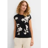 bonprix T-Shirt gerade Passform, Kurzarm, mit modischem Frontprint