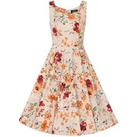 Hearts & Roses London A-Linien-Kleid Ariana Floral Swing Dress Rockabella Vintage Retro