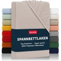 Blumtal Spannbettlaken Bettlaken aus Mikrofaser, Mikrofaser, Gummizug: rundum, (1 Stück)
