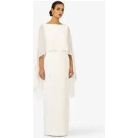 Kraimod Abendkleid mit Tüllärmeln und tiefem Rückenausschnitt