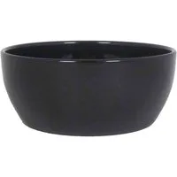 INNA-Glas Pflanzschale Keramik Pflanzenschale, Ø24,5cm, 9,5cm, schwarz