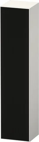 Duravit Zencha Hochschrank Schwarz Linienstruktur & Weiß n/a & Supermatt 400x360x1760 mm - ZE1352L63 ZE1352L63840000