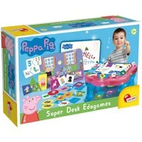 Lisciani Lernspielzeug Peppa Wutz Super Desk Edugames Lerntisch mit Spielen