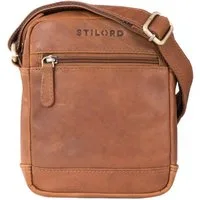 STILORD Schultertasche "Björn" Kleine Herren Tasche aus Echtleder