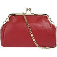 Cluty Abendtasche (1-tlg), echt Leder, Made in Italy