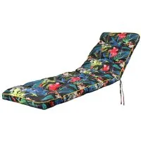 Hobbygarden Liegenauflage Polsterauflage HUGO 200x55x8 cm, Gesteppte Polsterauflage für Gartenliege & Sonnenliege