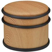 relaxdays Türstopper 2 x Türstopper Holzoptik