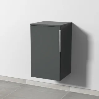 Sanipa 3way Unterschrank mit 1 Tür, Anthrazit-Matt, UM13822 UM13822