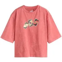 Next T-Shirt Kastiges, schweres Oversized Fit T-Shirt (1-tlg)