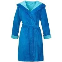 Esprit Damenbademantel Damen Bademantel mit Kapuze COSY, Viskose, hohe Markenqualität