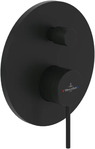 Villeroy & Boch Unterputz-Einhebel-Armatur Loop&Friends 170x170x41mm Matt Black TVS106353113K5