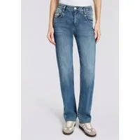 Herrlicher Straight-Jeans Breezy Straight Denim Light aus leichtem Denim