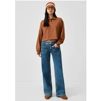QS Weite Jeans Jeans-Hose CATIE Jeans Catie / Mid Rise / Straight Fit