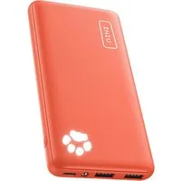 UE Stock 10000mAh Powerbank Tragbares Ladegerät mit Doppelausgang und USB-C Powerbank (3,7 V), Super dünn