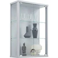 fif möbel Vitrine OPTIMA Hängevitrine/Glasvitrine 2x Glastür,perfekt für Sammler,Sammlervitrine