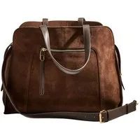 Next Einkaufsbeutel N. Premium Tragetasche aus Veloursleder