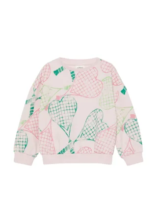s.Oliver - Sweatshirt pink/mehrfarbig - Gr. - 98
