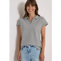 CECIL Poloshirt im Streifendesign