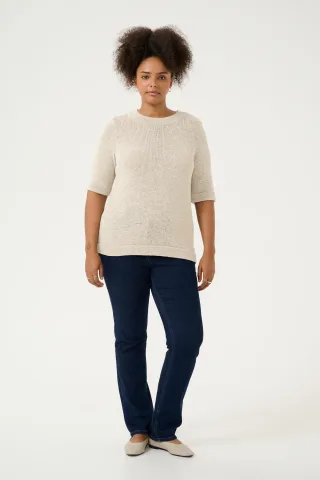 Strickpullover Regular fit white