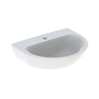 Geberit Renova Handwaschbecken 500498011 50 x 40 cm, weiß, mit Hahnloch, ohne Überlauf