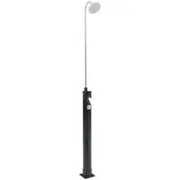 casa.pro Solardusche, »Ampend« bis 60 °C Kunststoff Edelstahl Schwarz 9 L