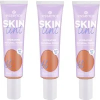 Essence Foundation SKIN tint, 3er Pack, mit veganen Inhaltsstoffen