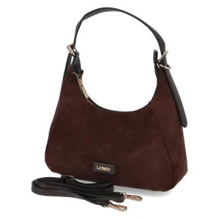 L.Credi Hobo Bag SOPHRONIA - Gr.  - Braun - Textil & Synthetik