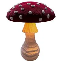 Roomberry LED Tischleuchte Fliegen Pilzlampe – Magische Tischlampe in Fliegenpilz-Design, LED wechselbar, Kalt-Weiß bis Warm-Weiß einstellbar, LED, dimmbar, Licht einstellbar kalt-weiß bis warm weiß