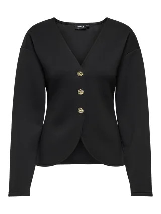 ONLY - ONLNAOMI L/S CARDIGAN SWT Black - Gr. - M