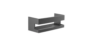emco system 2 Wandkorb mit verdeckter Wandbefestigung, schwarz/chrom, 354500520 354500520