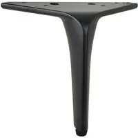 Prima-Online Möbelfuß Möbelfüße Metall möbelbeine für Sofa Füße Bettfüße couchtisch H:16cm, (1-St), mit Bodenschoner