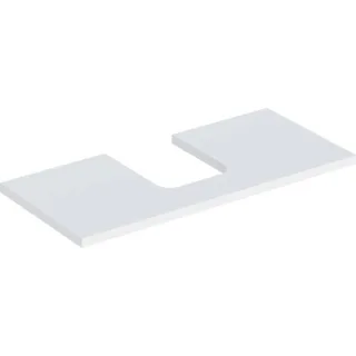 Geberit ONE Waschtisch-Platte, Ausschnitt mittig, für Aufsatzwaschtisch Schalenform 505274002