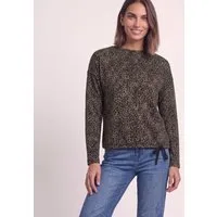 STREET ONE Langarmshirt aus softem Materialmix