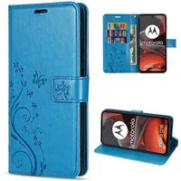 betterfon Handyhülle für Motorola Moto G15 / G15 Power Handytasche, Bookstyle-Hülle: Magnetverschluss 3 Kartenfächer & Standfunktion