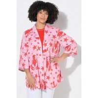 Angel of Style Longbluse Kimono Hummer-Muster offene Jacke 3/4-Ärrmel