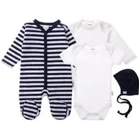 Liliput Erstausstattungspaket Body und Strampler (4-tlg) 4-tlg. marine weiß gestreift
