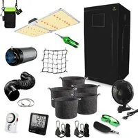 Cannabis 4 Home Gewächshaus Canna4Home GrowBox Komplettset 100 x 100 x 200cm Gewächshaus Zuchtzelt