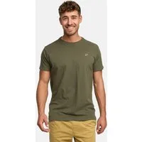 Indicode T-Shirt Herren Kloge Shirt Tee Herrenshirt mit dezentem Label-Detail auf der Brust