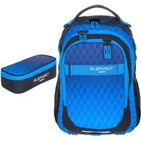 ELEPHANT Schulrucksack Hero Signature Schultasche (2 Teile Set), Rucksack + Mäppchen Box