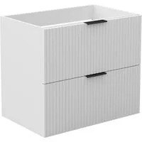 duschspa Waschtisch Waschbecken mit Unterschrank Badmöbel Set Hängeschrank, mit Griffe, 60/80/100cm