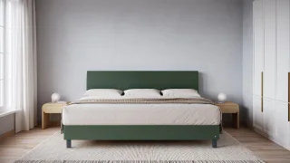 BRUNO Familienbett 240x200cm in Grün | XXL Boxspringbett Premium | mehrfach ausgezeichnet in Design & Qualität