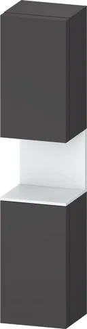 Duravit Qatego Hochschrank Graphit Matt 400x360x1760 mm - QA1346R18490000 QA1346R18490000
