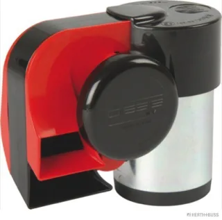 HERTH&BUSS Fanfare, 12 V, 620/515 Hz, 240 W, 115 dB(A) schwarz/rot - 56350200