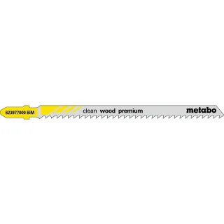 Metabo Stichsägeblätter clean wood premium 105 / 3,0 mm BiM - 5 Stück - 623977000