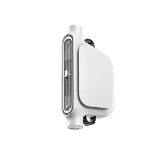 KLX09 Car Seat Fan 3000mAh Battery 3-Speed Adjustable Type-C Charging Hidden Headrest Mount Dual-Duct Turbo Cooling Fan