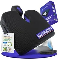 Healthfix Keilkissen, Keilkissen zur Verbesserung der Sitzhaltung - Ergonomisches Sitzkeil