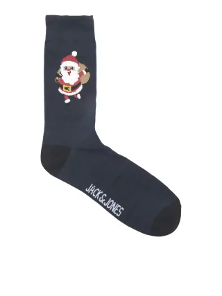 JACK&JONES - JACSANTA XMAS SOCKS GIFTBOX JNR navy blazer - Gr. - 33/37